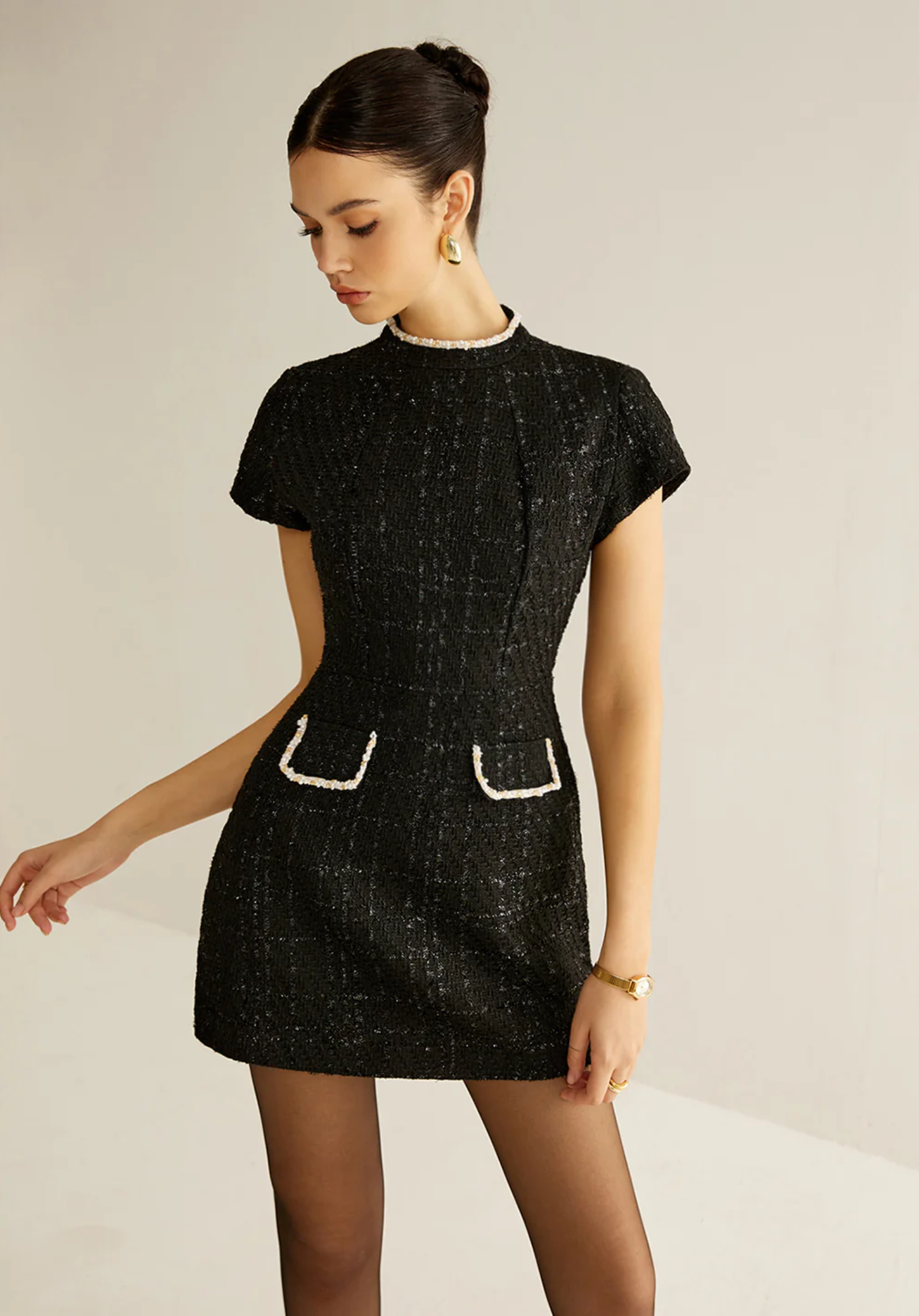 Tweed Mini Dress